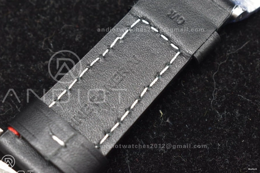 Green PAM732 Dial 999 Brown Edition TTF Strap Dark P  Upgraded Leather 1:1 on Best 0707